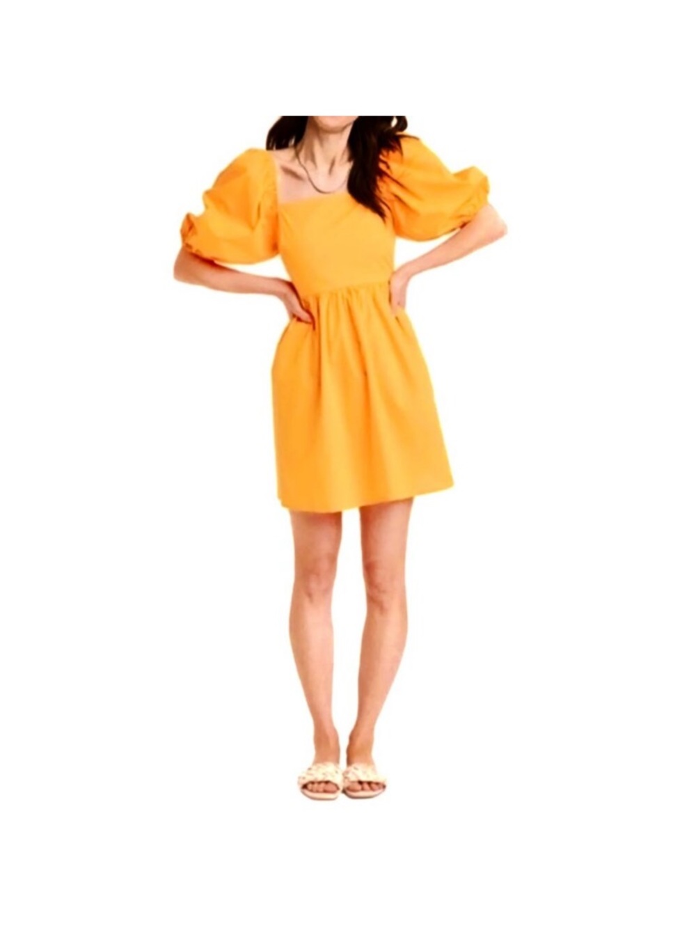 a new day Puff-Sleeve Mini Dress